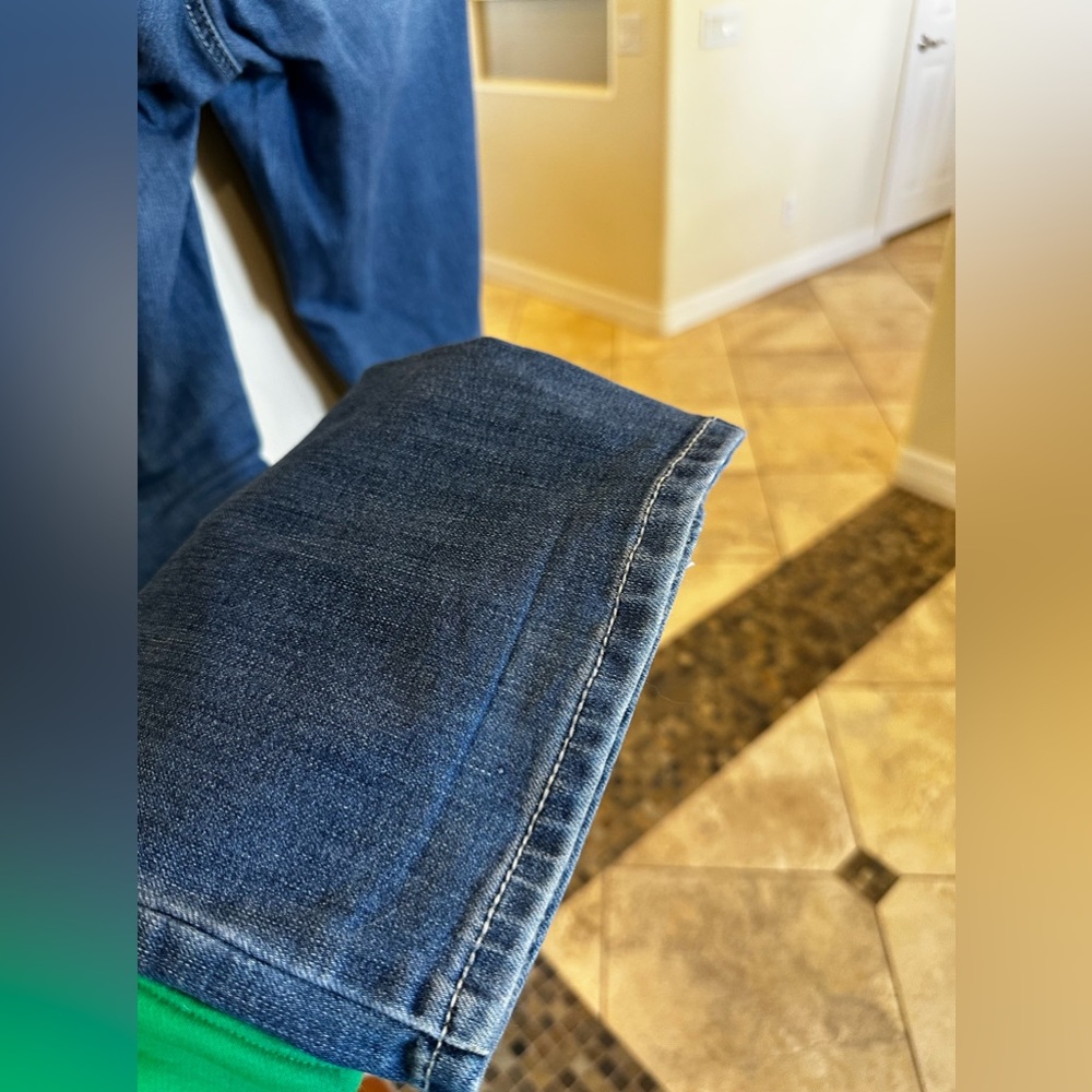 Women’s INC Preloved Denim Bootleg Curvy Fit Jeans, Size 12 - Picture 15 of 15
